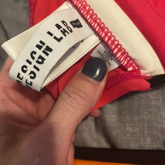 SEXY NEON LINGERIE👁BIKINI-NWOT!!Large top Med bot - Picture 5 of 12